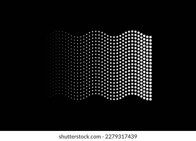 Plantilla vectorial de diseño de logotipo de icono de onda media