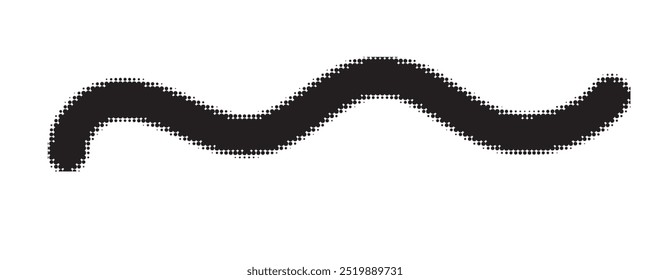 Halftone wave. Seamless pattern. Abstract dotted background. Texture of black dots. Monochrome gradient background. Vector illustration.