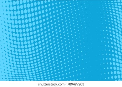 Halftone wavy background. Digital gradient. Dotted pattern with circles, dots, point large scale. Design element for web banners, posters, cards, wallpapers, sites, panels. 