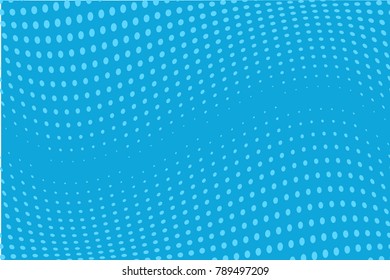 Halftone wavy background. Digital gradient. Dotted pattern with circles, dots, point large scale. Design element for web banners, posters, cards, wallpapers, sites, panels. 