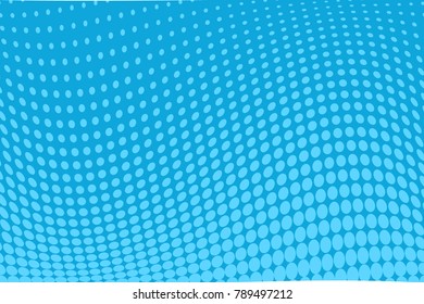 Halftone wavy background. Digital gradient. Dotted pattern with circles, dots, point large scale. Design element for web banners, posters, cards, wallpapers, sites, panels. 