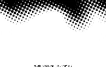 Halftone wavy texture background with gradient dots, ideal for modern designs, digital art, and creative projects