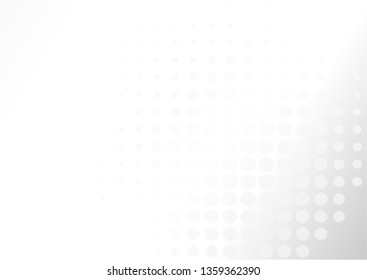 Halftone white background with cool modern pattern
