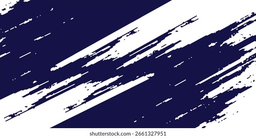 Fondo de textura grunge degradado de patrón de color blanco y azul de semitono. Ilustración vectorial de estilo deportivo de cómics de arte pop de puntos. Líneas de velocidad Abstractas Estilo Azul Color Medio Tono Azul Artes Modernas