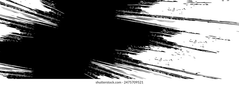 Halftone white dot pattern and black gradient grunge texture background. Dotted line comic sport style vector illustration, eps10.