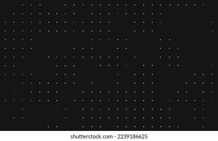 Halftone, weiß, einzeln auf grauem Hintergrund