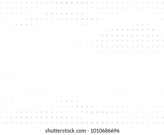 Halftone white and gray background. Banner. Vector concept.