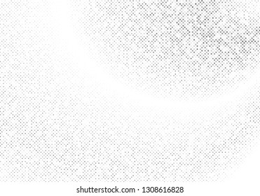 Halftone white and grey background. Abstract decorative web layout or poster, banner. Abstract halftone background for concept design. Abstract digital geometric background. Modern vector design