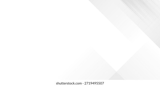 Halbton, weißer und grauer Hintergrund. Vektordesign-Konzept. Dekoratives Weblayout oder Poster, Banner.
