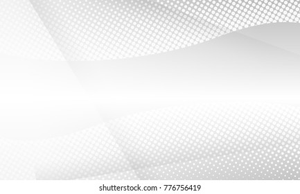 Grey Backdrop Dynamic Square Halftone Wavy Stock Vector (Royalty Free ...