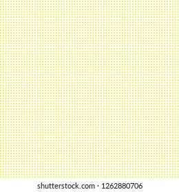 Halftone of yellow halftone dots on a white background