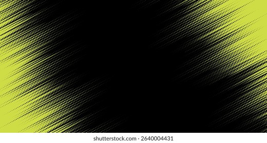 Halftone yellow dots pattern. Dotted line comic sport style vector illustration.