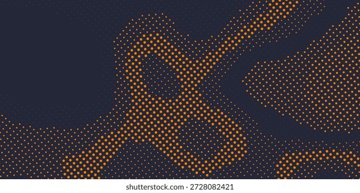 Tema de cor azul-marinho laranja de plano de fundo abstrato com espaço de cópia. Ilustração de Vetor.eps10