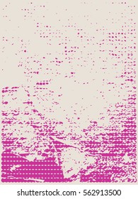 Halftones background. Distress Dirty Damaged Spotted Circles Overlay Dots Texture. Grunge Effect.