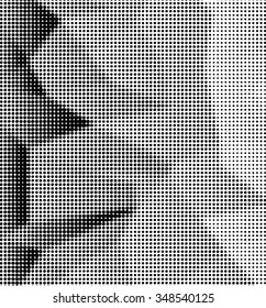 halftones background.Distress Dirty Damaged Spotted Circles Overlay Dots Texture . Grunge Effect .