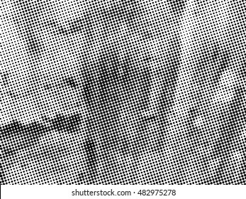 halftones background.Distress Dirty Damaged Spotted Circles Overlay Dots Texture . Grunge Effect .