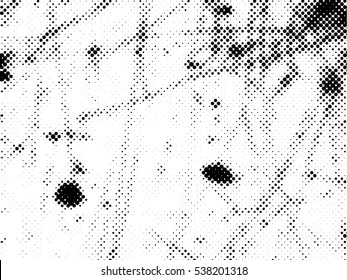 halftones background.Distress Dirty Damaged Spotted Circles Overlay Dots Texture . Grunge Effect .