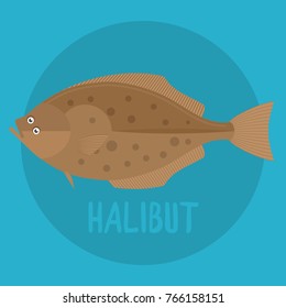 Halibut  Flat Icon