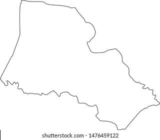 Halifax county map in the state of north carolina