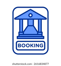 Hall Booking Icon Element For Design