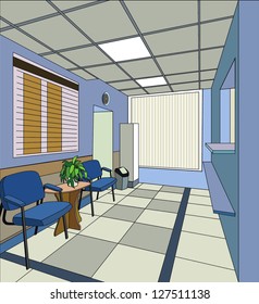 hall in the clinic