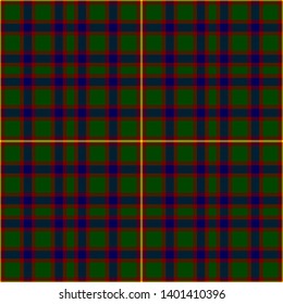 Hall Tartan. Seamless pattern for fabric, kilts, skirts, plaids