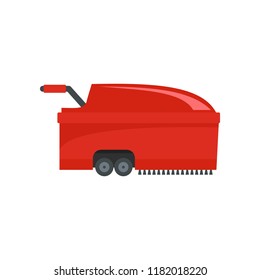 Hall vacuum cleaner icon. Flat illustration of hall vacuum cleaner vector icon for web design