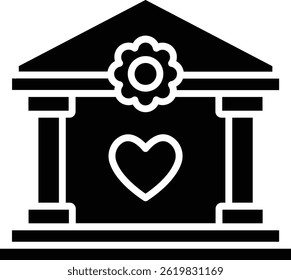 Hall vector icon. Can be used for printing, mobile and web applications.