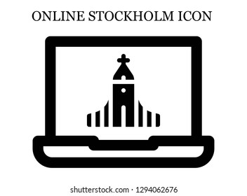 Hallgrimskirkja search icon. Editable Hallgrimskirkja search icon for web or mobile.