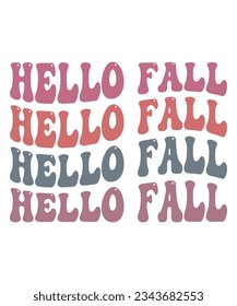 Hallo fall day t-shirt print template