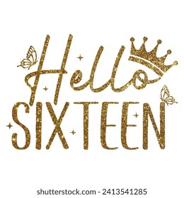 Hallo sixteen, Designs Bundle, Streetwear T-shirt Designs Artwork Set, Graffiti Vector Collection for Apparel and Clothing Print.