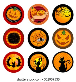 Hallooween Vector drink coasters for any party.