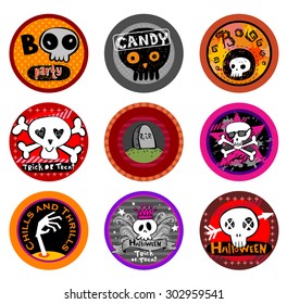 Hallooween Vector drink coasters for any party.