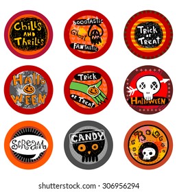 Hallooween Vector drink coasters for any party.