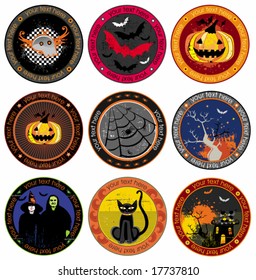 Hallooween Vector drink coasters. To see similar, please VISIT MY GALLERY.

