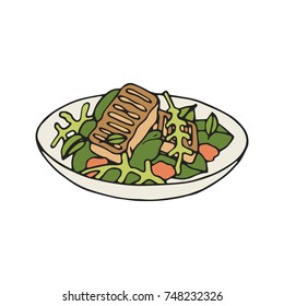 Halloumi Salad