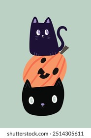 halloweeen art illustration pumpkin fall