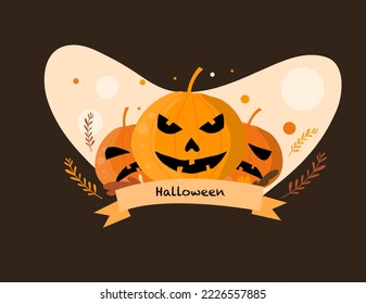 halloweeen vector design for halloween event resources