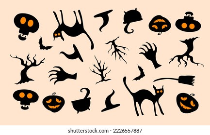 halloweeen vector design for halloween event resources