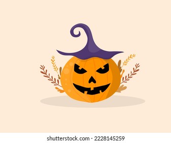 diseño vectorial de halloween para los recursos de eventos de halloween