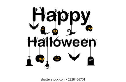 halloweeen vector design for halloween event resources