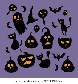 diseño vectorial de halloween para el evento de halloween