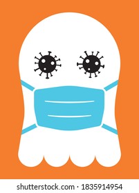 Halloween 2020 Covid Kawaii Ghosts