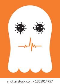 Halloween 2020 Covid Kawaii Ghosts