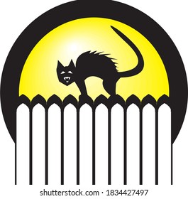 Halloween 2020 vector silhouettes icon and character. Halloween Ghost, Frame, Witch, Haunted House, Moon, Pumpkins Dracula Cats