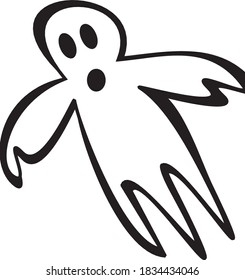 Halloween 2020 vector silhouettes icon and character. Halloween Ghost, Frame, Witch, Haunted House, Moon, Pumpkins and New ghost