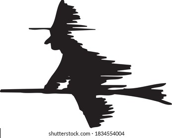 Halloween 2020 vector silhouettes icon and character. Halloween Ghost, Frame, Witch, Haunted House, Moon, Hot New Magic Witch.