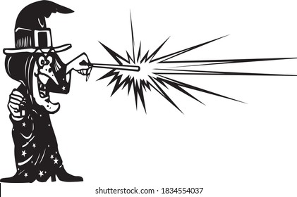 Halloween 2020 vector silhouettes icon and character. Halloween Ghost, Frame, Witch, Haunted House, Moon, Hot New Magic Witch.