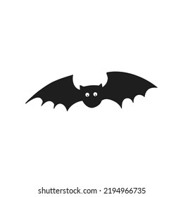 Halloween 2022 - October 31. A traditional holiday, the eve of All Saints Day, All Hallows Eve. Trick or treat. Vector illustration in hand-drawn doodle style. Bat.