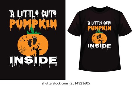 Halloween (31 October) design for t-shirt, cards, frame artwork, bags, mugs, stickers, Organic food tags, icon etc. Print Ready Halloween T-Shirt Template - Vector.
